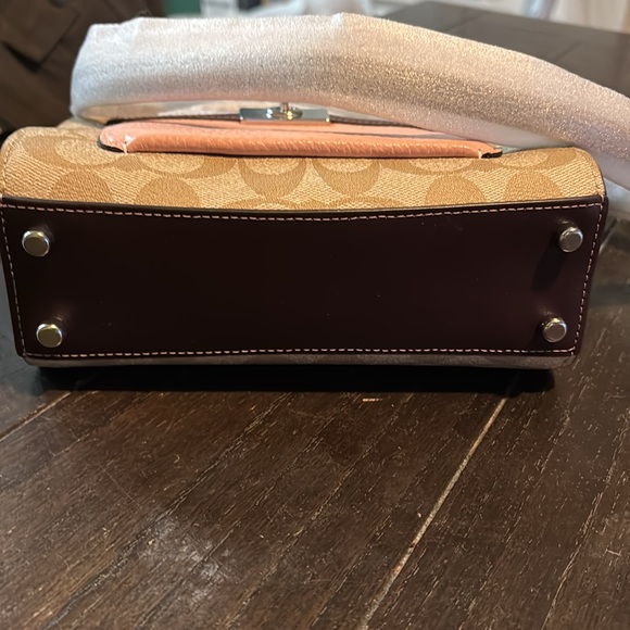 SOLD ‼️NWT Coach signature Mini LNE tote - Picture 7 of 11